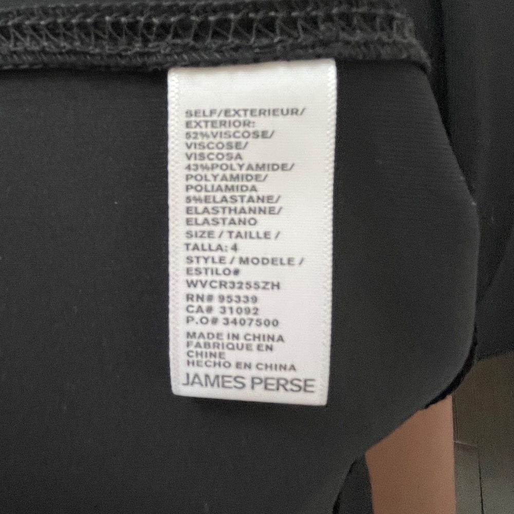 James Perse Black Cropped YOSEMITE Hoodie ~ Women’s Size 4 (fits like an XL) - Picture 13 of 14